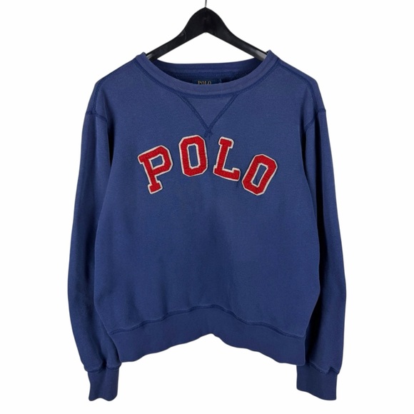 Polo Ralph Lauren Other - Mens 2000s Polo Ralph Lauren Arch Logo Spellout Pullover Sweatshirt Size M